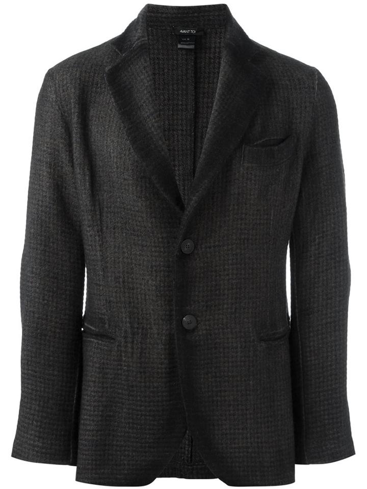 Avant Toi Houndstooth Single Breasted Blazer