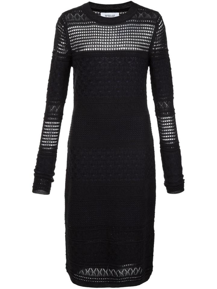 Derek Lam 10 Crosby Perforated Knitted Dress