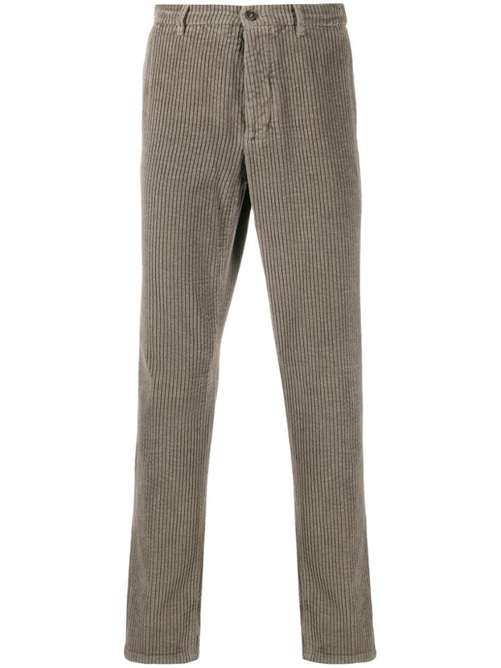 Altea Straight-leg Corduroy Trousers - Neutrals