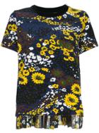 Sacai Floral Print T-shirt - Multicolour
