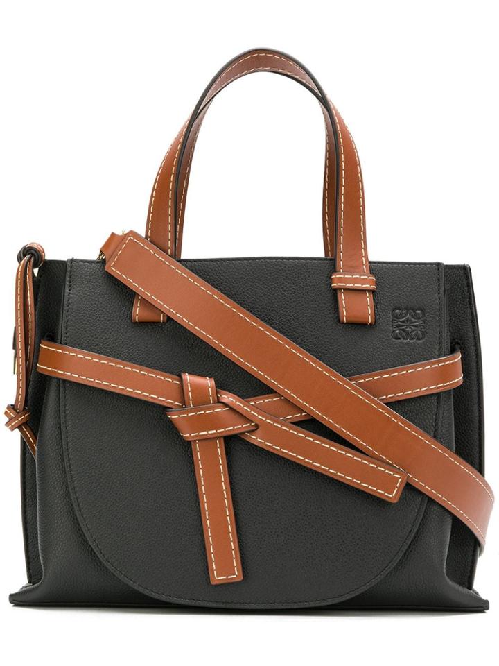 Loewe Small Gate Tote Bag - Black
