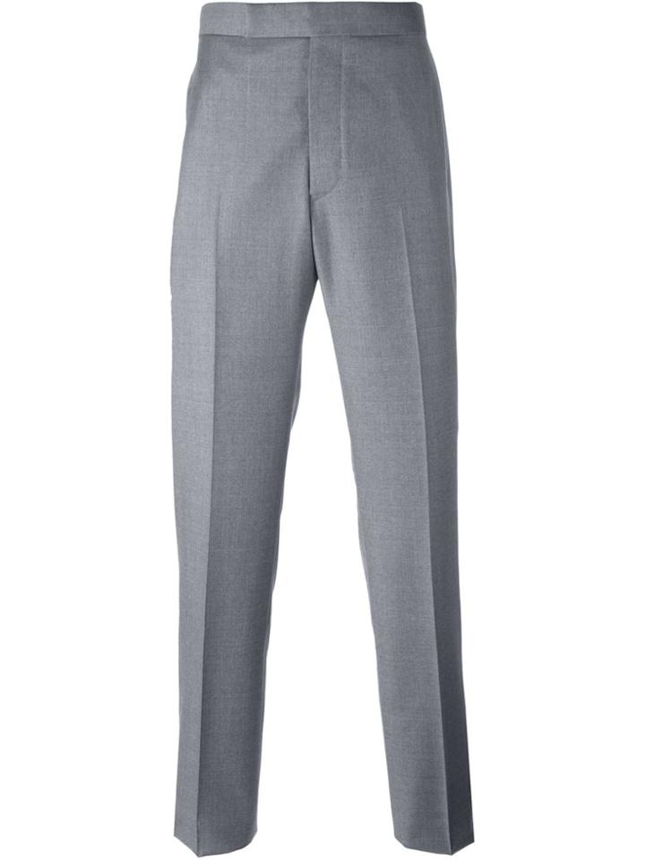Thom Browne Straight Leg Trousers - Grey