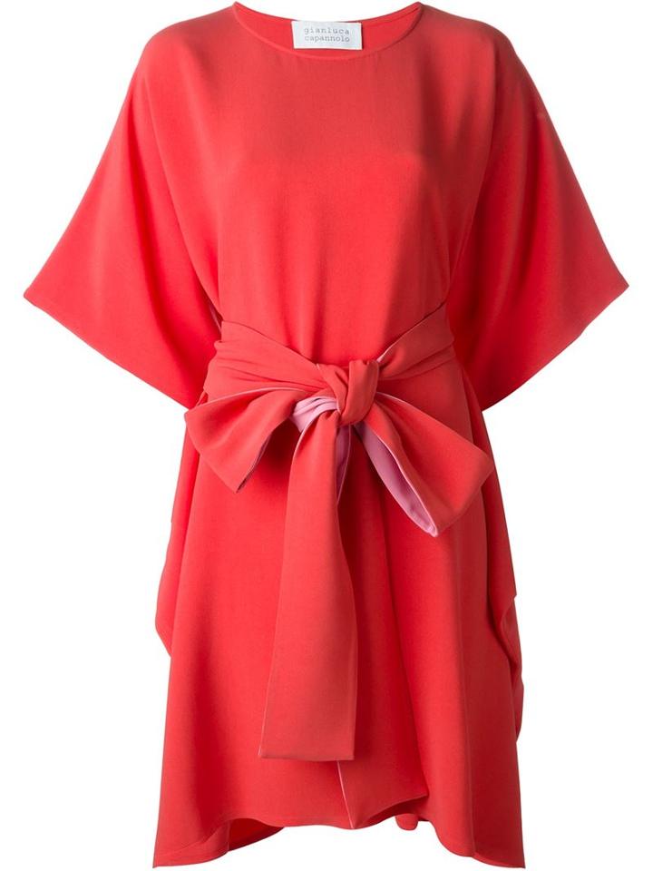 Gianluca Capannolo Bow Belt Detail Dress