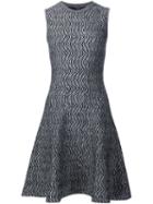 Derek Lam Flared Knitted Dress, Women's, Size: Small, Grey, Viscose/polyester/polyamide/spandex/elastane