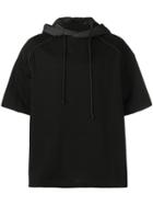 Juun.j The Altered Tech Hoodie - Black