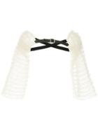 Tu Es Mon Trésor Ruffle Sleeve Harness - Nude & Neutrals