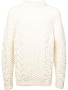 Loewe Cable Knit Sweater - Nude & Neutrals