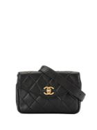 Chanel Pre-owned Cc Logos Bum Bag - Black