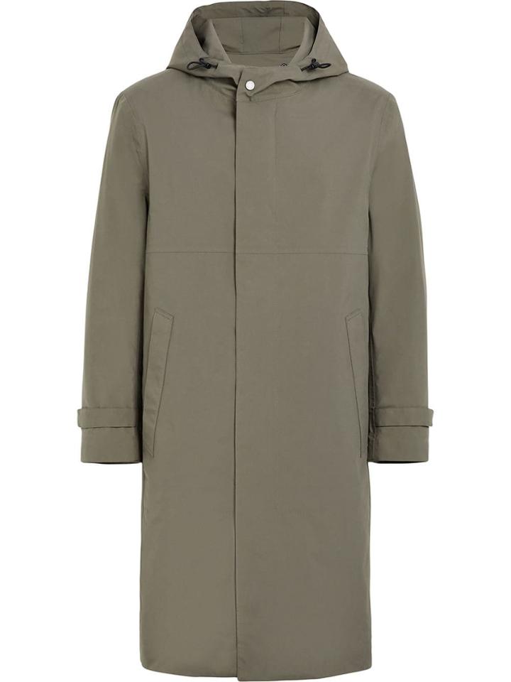Mackintosh Khaki Event Hooded Coat Gmh-003d - Neutrals
