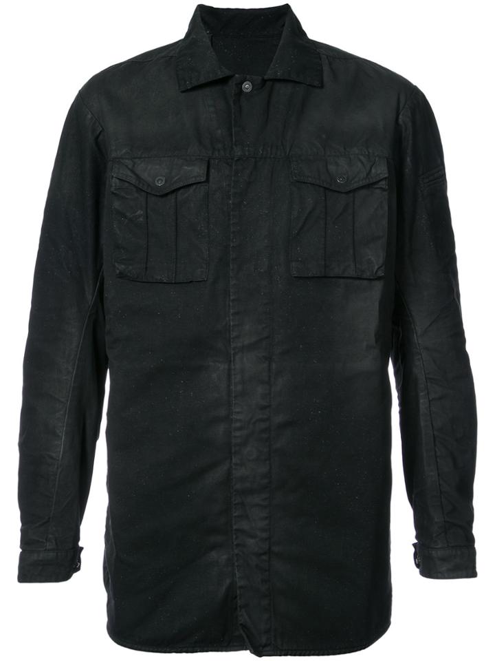 11 By Boris Bidjan Saberi Work Shirt Jacket - Black