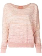 Zadig & Voltaire Dropped Shoulder Sweater - Pink & Purple