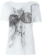 Maison Margiela Embellished Lace Print T-shirt