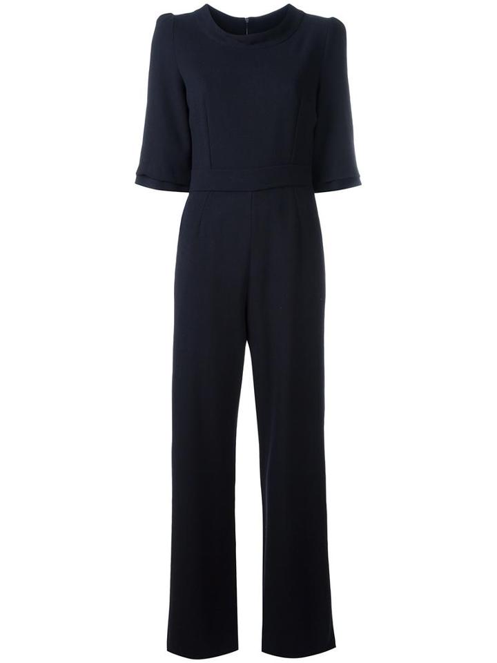 Goat Delauney Jumpsuit, Women's, Size: 12, Blue, Wool/acetate/polyester