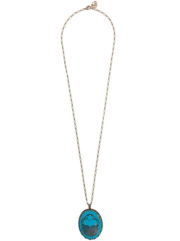 Gucci Beetle Necklace - Blue