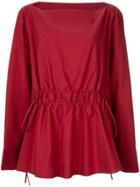 Marni Boat Neck Blouse - Red