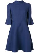 Valentino Flared Mini Dress - Blue
