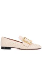 Bally Janelle Buckle Loafers - Neutrals