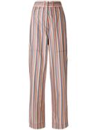 Ports 1961 Striped Trousers - Multicolour