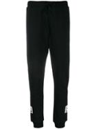 Liu Jo Contrasting Logo Track Pants - Black