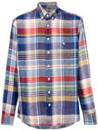 Etro Long Sleeve Plaid Shirt - Multicolour