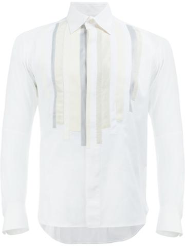 Shiro Sakai Shigoto X Shiro Sakai Shirt, Men's, Size: Medium, White, Cotton/linen/flax/polyester/viscose