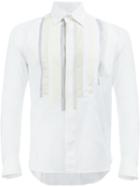 Shiro Sakai Shigoto X Shiro Sakai Shirt, Men's, Size: Medium, White, Cotton/linen/flax/polyester/viscose