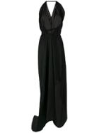 Lost & Found Ria Dunn Poplin Gown - Black