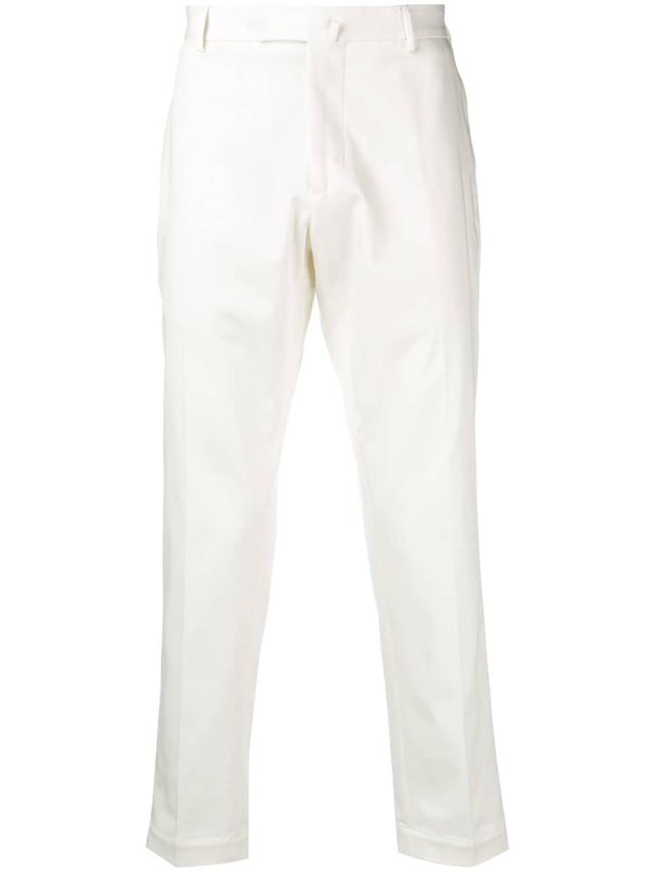 Dell'oglio Tapered Leg Chinos - White