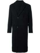 Lemaire Two-button Coat, Men's, Size: 50, Black, Wool/cotton