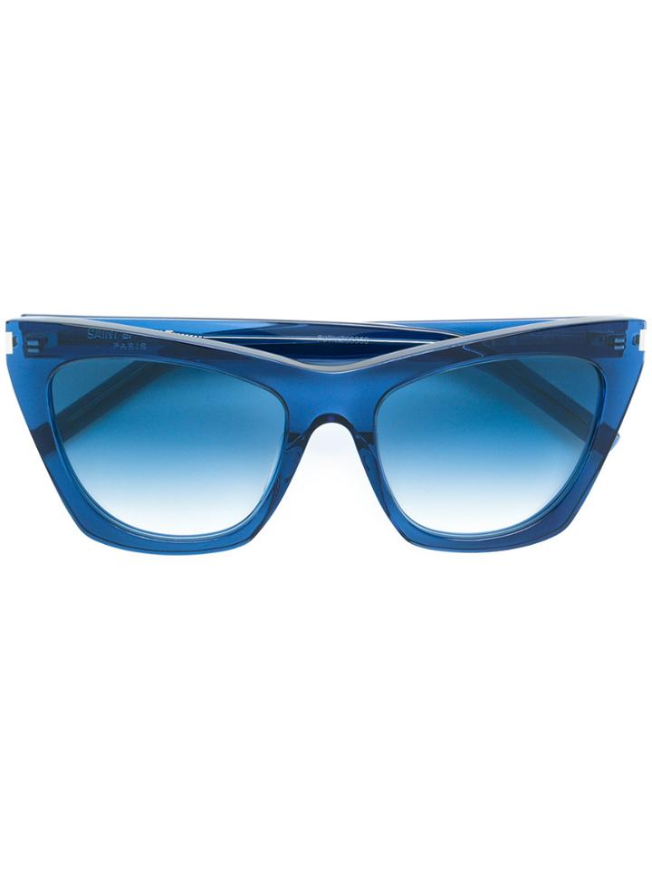 Saint Laurent Kate Sunglasses - Blue