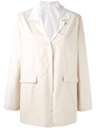 Le Tricot Perugia - Reversible Blazer - Women - Polyester - Xl, Nude/neutrals, Polyester