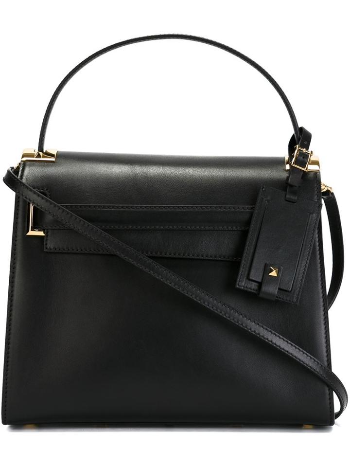 Valentino 'my Rockstud' Tote, Women's, Black