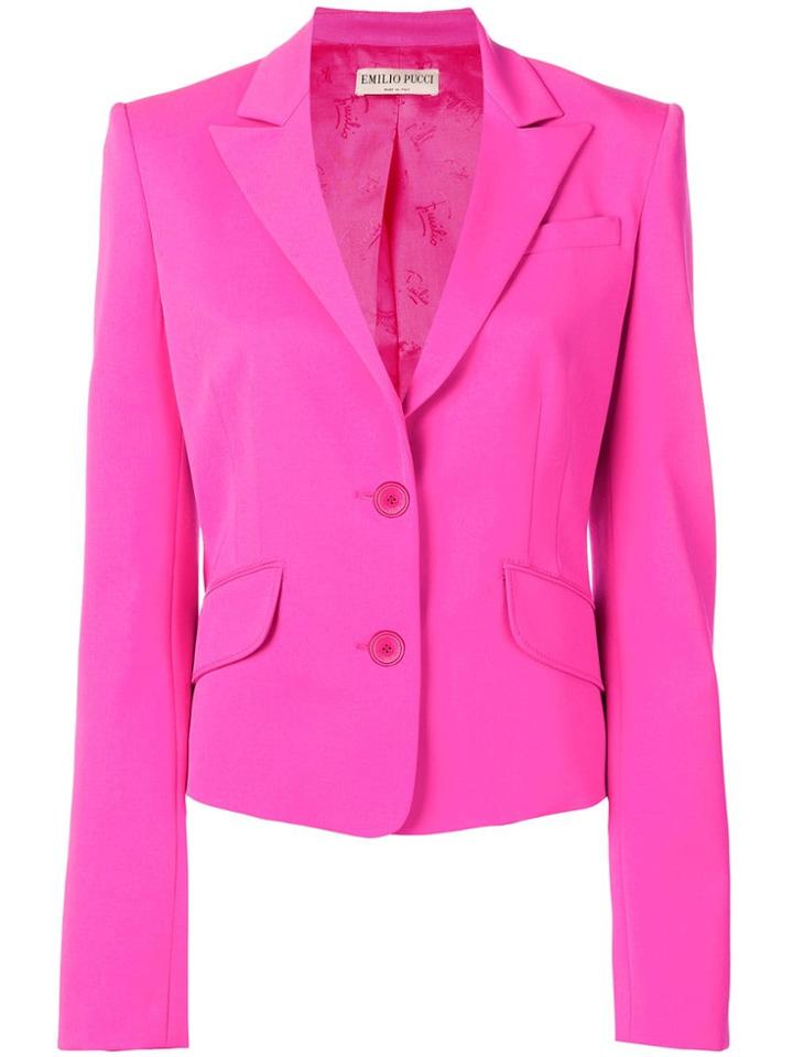 Emilio Pucci Single-breasted Blazer - Pink