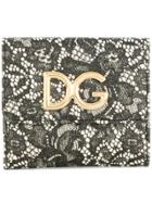 Dolce & Gabbana Lace Logo Wallet - Black