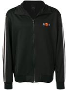 D.gnak Velvet Taped Track Jacket - Black