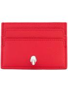 Alexander Mcqueen Skull Card Holder - Red
