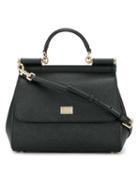 Dolce & Gabbana - Sicily Tote - Women - Leather - One Size, Women's, Black, Leather
