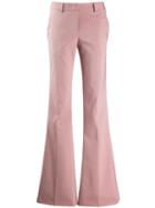 Tonello Flared Style Trousers - Pink