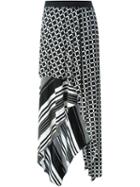I'm Isola Marras Printed Asymmetric Skirt