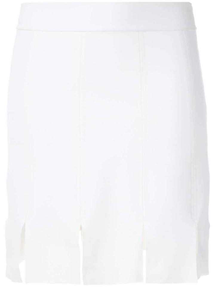Gloria Coelho Multiple Slits Short Skirt - White