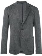 Etro Two Button Blazer, Size: 46, Grey, Cotton/silk/cupro