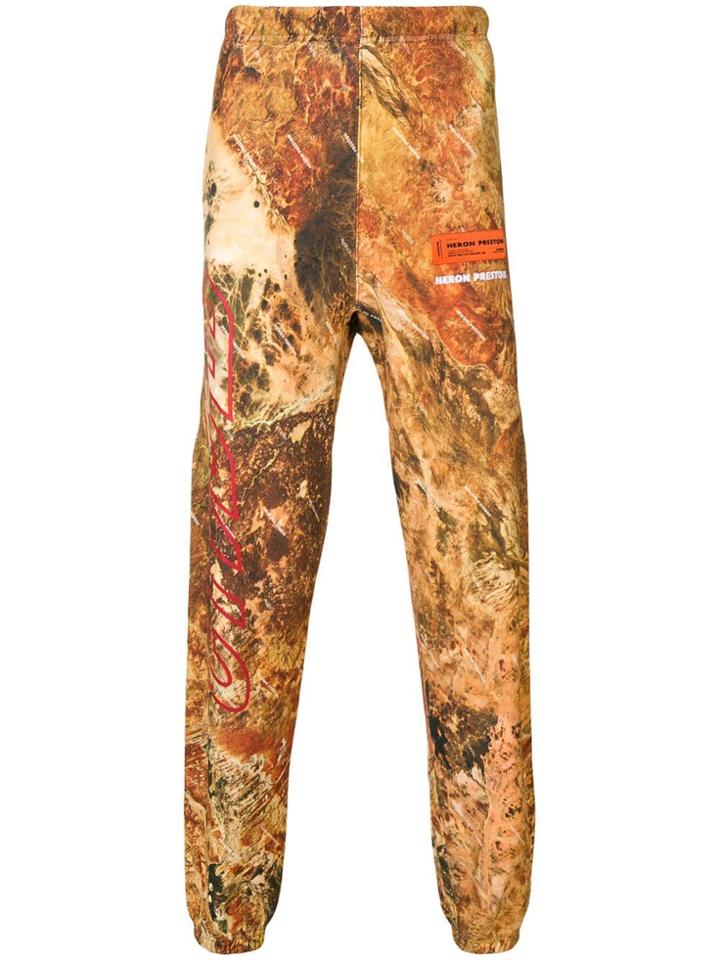 Heron Preston Printed Track Pants - Red