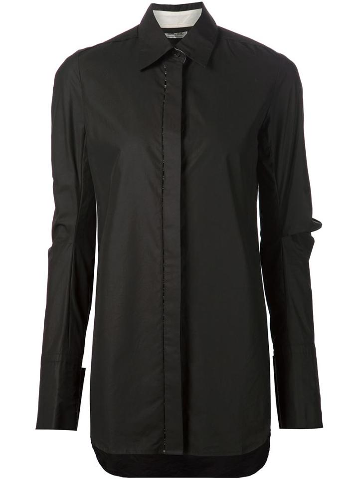 Vera Wang Draped Sleeve Shirt