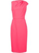 Christian Siriano Gathered Shoulder Dress, Women's, Size: 4, Pink/purple, Polyester
