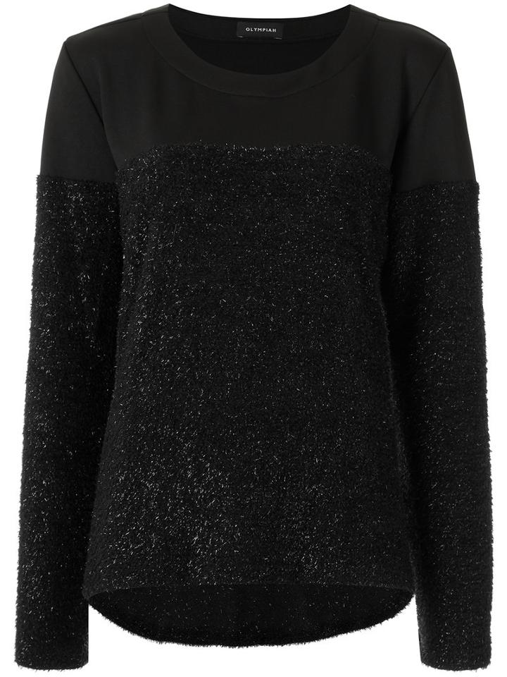 Olympiah - Textured Top - Women - Polyamide - 40, Black, Polyamide