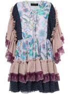 Romance Was Born Orchid Garden Dress - Pink & Purple