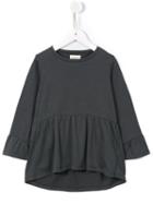 Douuod Kids Pleated Detail Top, Toddler Girl's, Size: 3 Yrs, Grey