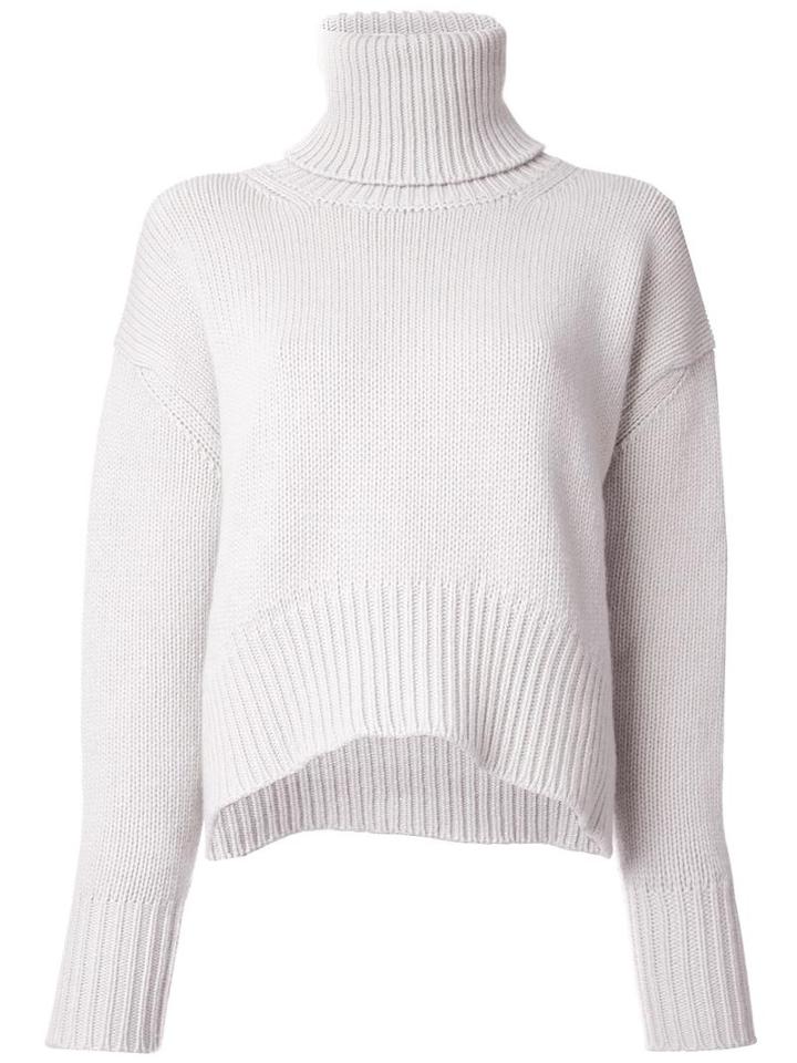 Roberto Collina Turtleneck Jumper, Women's, Size: Medium, White, Cashmere/merino