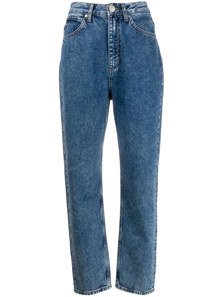 Sandro Paris Rudie Mom Jeans - Blue