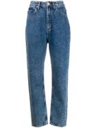 Sandro Paris Rudie Mom Jeans - Blue